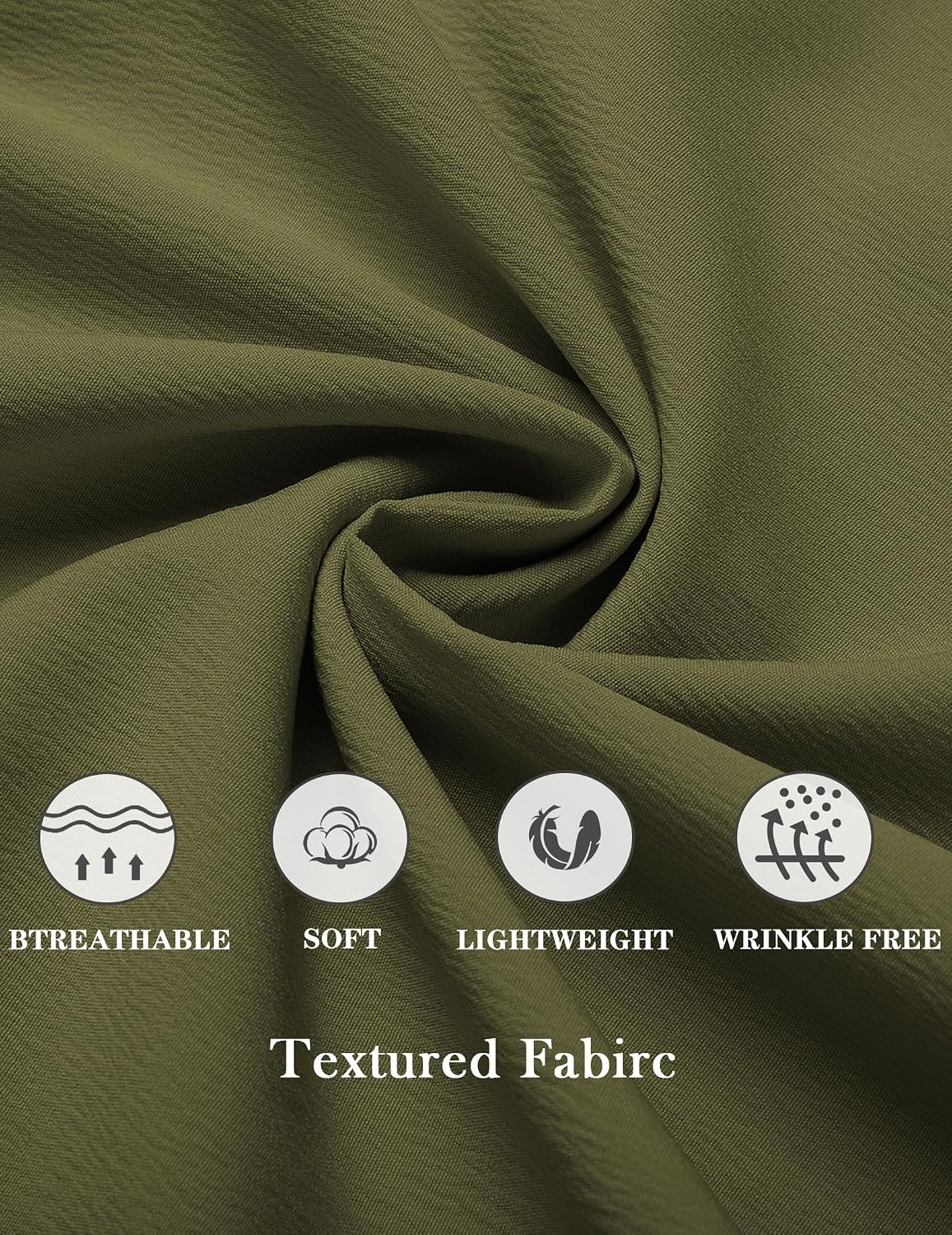 image:imageCOOFANDY Mens Sleeveless Button Up Shirts Summer Beach Tank Tops Collarless Casual Cruise Dress ShirtArmy Green