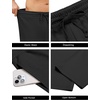 COOFANDY Men Stretchy Elastic Waist Pants Drawstring Yoga Sweatpants Athletic Running Joggers Pants Big and Tall Black