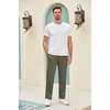 COOFANDY Men Stretchy Track Pants Athletic Running Yoga Sweatpants Straight Leg Joggers(Army Green, S), Small
