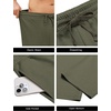 COOFANDY Men Stretchy Track Pants Athletic Running Yoga Sweatpants Straight Leg Joggers(Army Green, S), Small