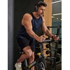 COOFANDY Men Workout Tank Tops Sleeveless Gym Muscle Shirt Quick Dry Athletic Running Tee Shirts Summer Lightweight(Navy Blue)