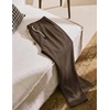 COOFANDY Men’s Casual Chino Pants Relaxed Fit Drawstring Elastic Waist Lightweight Pant Twill Pleated Trousers(Brown)
