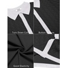 COOFANDY Men’s Knit Short Sleeve Shirts Button Down Vintage Knitted Polo Shirt Casual Beach Crochet Cable Vacation Shirt(White-black)
