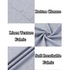 COOFANDY Men’s Beach Summer Shirts Linen Texture Shirts Short Sleeve Casual Button Down Shirt