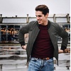 COOFANDY Men Bomber Jacket Lightweight Windbreaker Jackets Casual Softshell Flight Fashion Winter Fall Coat with Pocket(1 – Grey)