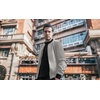 COOFANDY Men Bomber Jacket Lightweight Windbreaker Jackets Casual Softshell Flight Fashion Winter Fall Coat with Pocket(1 – Light Grey)