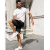 COOFANDY Men’s 7 inch Casual Shorts Drawstring Waist Lightweight Quick Dry Summer Beach Board Shorts with Pockets