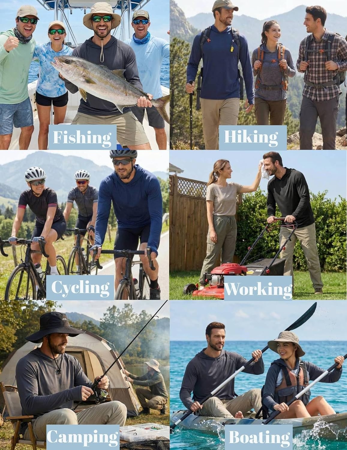 image:imageCOOFANDY Mens SPF 50 Sun Shirts Long Sleeve Rash Guard Thin Summer Hoodie Sun Protection Fishing Shirt with ThumbholeArmy Green