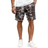 COOFANDY Mens Casual Shorts Cotton Drawstring Elastic Waist Lightweight 9″ Chino Golf Shorts Summer Beach Shorts(Camouflage 1)