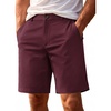 COOFANDY Mens Shorts Casual 9″ Lightweight Cotton Comfort Stretch Dress Shots Summer Beach with Pockets(Wine)