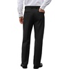 COOFANDY Men’s Classic Fit Dress Pants Expandable Waist Suit Pant Pleated Front Slacks(Black)
