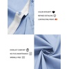 COOFANDY Men’s Dress Shirt Wrinkle Free Regular Fit Stretch Short Sleeve Button Down Shirts