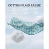 COOFANDY Mens Long Sleeve Button Down Shirts Wrinkle Free Dress Shirts Slim Fit Cotton Plaid Shirt(Green Yellow Plaid)