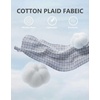 COOFANDY Mens Long Sleeve Button Down Shirts Wrinkle Free Dress Shirts Slim Fit Cotton Plaid Shirt(Grey Plaid)