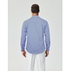 COOFANDY Mens Long Sleeve Button Down Shirts Wrinkle Free Dress Shirts Slim Fit Cotton Plaid Shirt(Sky Blue Gingham)