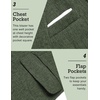 COOFANDY Men’s Blazer Casual Sport Coats Slim Fit Lightweight Sports Jacket | One Button Suit Jacket,Linen Blazer,Plaid Blazer, Shoulder Pads(Dark Green)