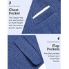 COOFANDY Men’s Blazer Casual Sport Coats Slim Fit Lightweight Sports Jacket | One Button Suit Jacket,Linen Blazer,Plaid Blazer, Shoulder Pads(Royal Blue)