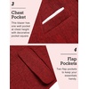 COOFANDY Men’s Blazer Casual Sport Coats Slim Fit Lightweight Sports Jacket | One Button Suit Jacket,Linen Blazer,Plaid Blazer, Shoulder Pads(Wine Red)