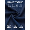 COOFANDY Mens Casual Blazer Lightweight Sport Coat Linen Blazer Suit Jacket | 2 Button Mens Blazer, Smooth and Comfortable, Structured feel, Natural texture,Breathable and Lightweight for All Year Wear(Dark Blue)