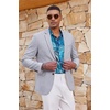 COOFANDY Mens Casual Blazer Lightweight Sport Coat Linen Blazer Suit Jacket | 2 Button Mens Blazer, Smooth and Comfortable, Structured feel, Natural texture,Breathable and Lightweight for All Year Wear(Grey)