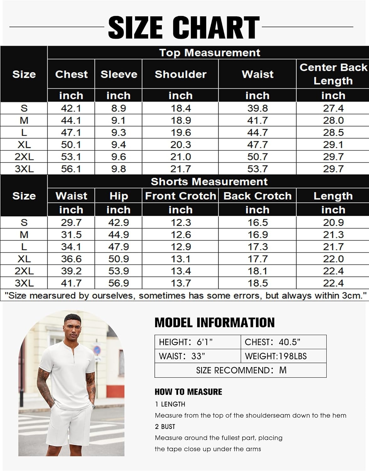 image:imageCOOFANDY Mens 2 Piece Set Short Sleeve Polo Shirt and Shorts Summer Suits Short Sleeve 14 Zip Polo Top Drawstring Shorts Pockets Sportwear Casual Fashion Vacation Beach Travel StreetwearWhite