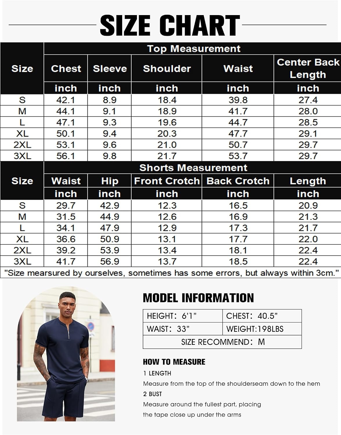 image:imageCOOFANDY Mens 2 Piece Set Short Sleeve Polo Shirt and Shorts Summer Suits Short Sleeve 14 Zip Polo Top Drawstring Shorts Pockets Sportwear Casual Fashion Vacation Beach Travel StreetwearNavy Blue
