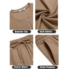 COOFANDY Men’s 2 Piece Set Short Sleeve Polo Shirt and Shorts Summer Suits | Short Sleeve 1/4 Zip Polo Top, Drawstring Shorts, Pockets, Sportwear, Casual, Fashion, Vacation, Beach, Travel, Streetwear(Khaki)