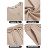 COOFANDY Men’s 2 Piece Set Short Sleeve Polo Shirt and Shorts Summer Suits | Short Sleeve 1/4 Zip Polo Top, Drawstring Shorts, Pockets, Sportwear, Casual, Fashion, Vacation, Beach, Travel, Streetwear(Light Khaki)