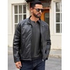 COOFANDY Mens Henley Shirts Long Sleeve Casual T-Shirt Button Basic Tees | Mens long sleeve shirts with henley neck design for fashion men perfect for spring/fall/winter daily casual commute gathering(Dark Drey)