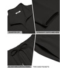 COOFANDY Mens Track suit 2 Piece Athletic Sweatsuit Casual Sport Outfit Set | Mens Athletic Running Jogging Outfits, Anti-pilling and Soft fabric, Flexible and Comfort, Double-sided slant Pockets(All Black)
