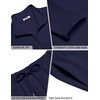COOFANDY Mens Track suit 2 Piece Athletic Sweatsuit Casual Sport Outfit Set | Mens Athletic Running Jogging Outfits, Anti-pilling and Soft fabric, Flexible and Comfort, Double-sided slant Pockets(Navy Blue)