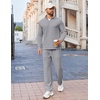 COOFANDY Mens Track suit 2 Piece Athletic Sweatsuit Casual Sport Outfit Set | Mens Athletic Running Jogging Outfits, Anti-pilling and Soft fabric, Flexible and Comfort, Double-sided slant Pockets(Grey)