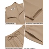 COOFANDY Mens Track suit 2 Piece Athletic Sweatsuit Casual Sport Outfit Set | Mens Athletic Running Jogging Outfits, Anti-pilling and Soft fabric, Flexible and Comfort, Double-sided slant Pockets(Khaki)