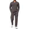 COOFANDY Mens Track suit 2 Piece Athletic Sweatsuit Casual Sport Outfit Set | Mens Athletic Running Jogging Outfits, Anti-pilling and Soft fabric, Flexible and Comfort, Double-sided slant Pockets(Dark Grey)