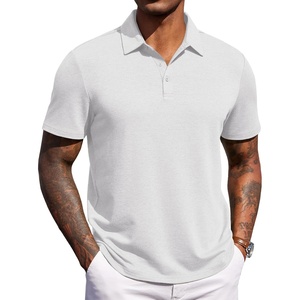 COOFANDY Mens Polo Shirts Short Sleeve Casual Summer Polo Tee Collared Tops | Button Collar,Soft Fabric,Casual Stylish,Classic Basic,Lightweight,Summer,Fashion,Golf(White)