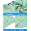 COOFANDY Men’s 2 Pieces Linen Set Henley Shirt Short Sleeve and Shorts | Short Sets, 2 Pieces Outfits, Button Closure, Lightweight, Breathable, Summer Beach Yoga Matching Sets(Mint Green)