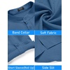 COOFANDY Men’s 2 Pieces Linen Set Henley Shirt Short Sleeve and Shorts | Short Sets, 2 Pieces Outfits, Button Closure, Lightweight, Breathable, Summer Beach Yoga Matching Sets(Denim Blue)