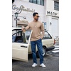 COOFANDY Men’s Long Sleeve Shirts Crew Neck Cotton T-Shirt Casual Shirts | Cotton Fabric, Comfortable and Breathable for Daily Wear, Ribbed Crew Neck, reinforced with Double-Needle Topstitching(Khaki)
