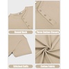 COOFANDY Men’s T Shirts Henley Shirts Short Sleeve Casual Shirts for Men | Classic Mens Henley Shirts, Lightweight, Breathable and Soft touch, Solid Color, Casual Shirts for Daily Work(Coffee)