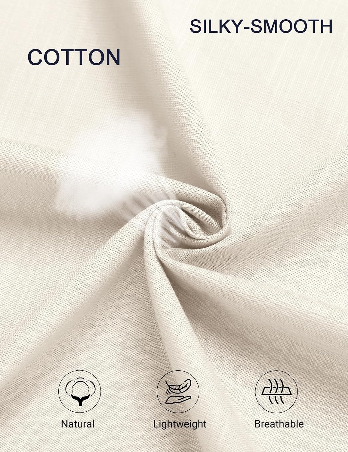 image:imageCOOFANDY Mens Short Sleeve Button Down Shirt Casual Cotton Beach Shirts Lightweight ShirtsBreathableWrinkleResistantMachine WashableBeach DaysSummerVacationCruiseTravelWeddingEventsBeige