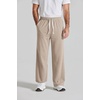 COOFANDY Baggy Sweatpants Men Wide Leg Cotton Joggers for Men with Pockets | 2 in 1 Design, Ankle Drawcord, Cotton Blend, Wide Leg, 3 Deep Pockets, Drawstring Waist, Y2K, Loungewear, Gym Workout(Khaki)