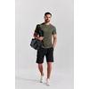 COOFANDY Men’s 3 Pack Workout T Shirts Short Sleeve Athletic Gym T Shirt | Raglan Sleeve, Crew Neck, Moisture Wicking, Lightweight Cooling Running Shirts,Performance Tee for Gym Tennis Hiking(N-black/Navy Blue/Army Green)