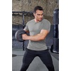 COOFANDY Men’s 3 Pack Workout T Shirts Short Sleeve Athletic Gym T Shirt | Raglan Sleeve, Crew Neck, Moisture Wicking, Lightweight Cooling Running Shirts,Performance Tee for Gym Tennis Hiking(Grey)