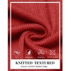 COOFANDY Mens Cardigan Sweater Long Sleeve Lightweight V Neck Knit Cardigan | Button Down, Knitted, Light Weight, Ribbed Hem, Stretch, Soft, Classic Fit, Casual, Dress, Business, Men Cardigans(Red)