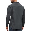 COOFANDY Mens Long Sleeve Classic Work Shirts Button Up Shirt Jacket(Dark Grey)