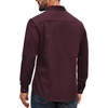 COOFANDY Mens Long Sleeve Classic Work Shirts Button Up Shirt Jacket(Wine Red)