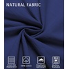 COOFANDY Mens Short Sleeve Cotton Button Down Shirts Linen Beach Shirts | 100% Cotton, Summer Shirts, Casual Shirt,Button Up Shirt,Camp Shirt(Navy)