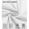 COOFANDY Mens Short Sleeve Cotton Button Down Shirts Linen Beach Shirts | 100% Cotton, Summer Shirts, Casual Shirt,Button Up Shirt,Camp Shirt(White)