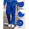 COOFANDY Men’s Tracksuit Casual Sweatsuit 2 Piece Full Zip Jogging Suit Set | Full Zip TrackSuit, Stand Collar, Elastic Waist Drawstring, 5 Pockets, Casual Athletic Jogging Outfits, Fall Sport Sweat Suit(Blue)