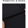 COOFANDY Stretch Mens Dress Shirts Wrinkle Free Long Sleeve Dress Shirt Muscle Fit Button Down Shirt(Black)